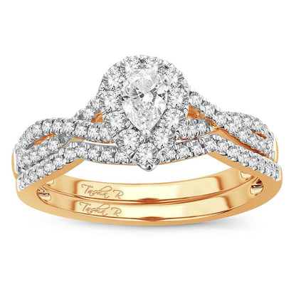 14K 0.75 Fancy Cut Bridal - Johnny Dang & Co