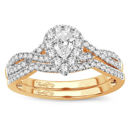 14K 0.75 Fancy Cut Bridal - Johnny Dang & Co