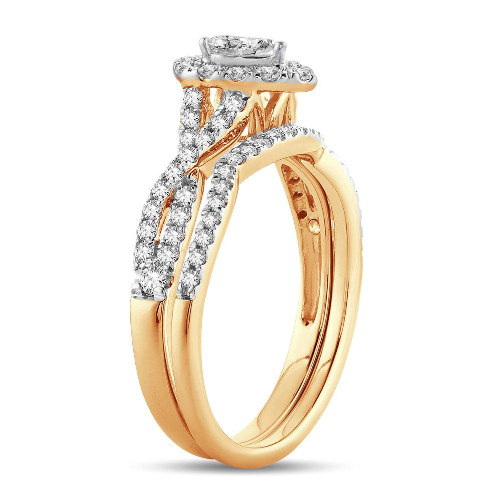 14K 0.75 Fancy Cut Bridal - Johnny Dang & Co
