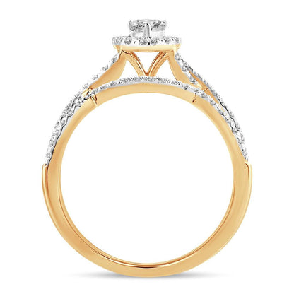14K 0.75 Fancy Cut Bridal - Johnny Dang & Co