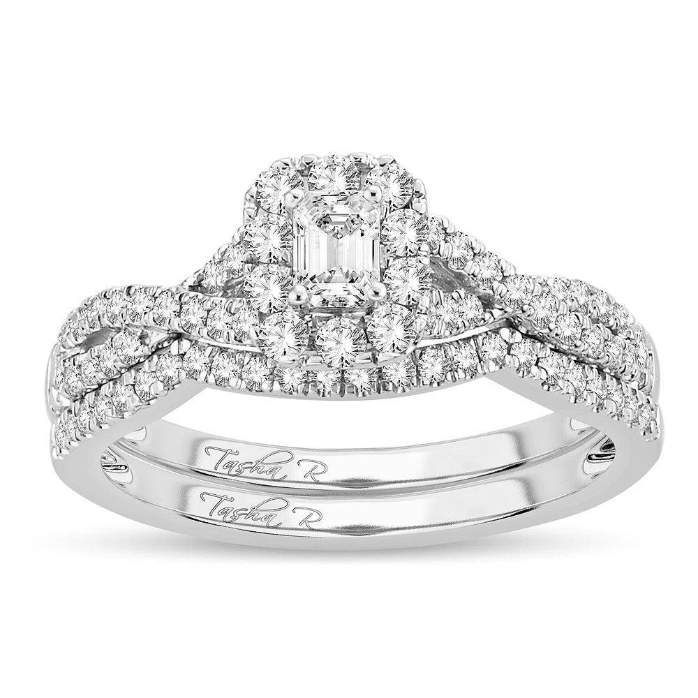 14K 0.75CT Diamond BRIDAL RING - Johnny Dang & Co