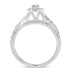 14K 0.75CT Diamond BRIDAL RING - Johnny Dang & Co
