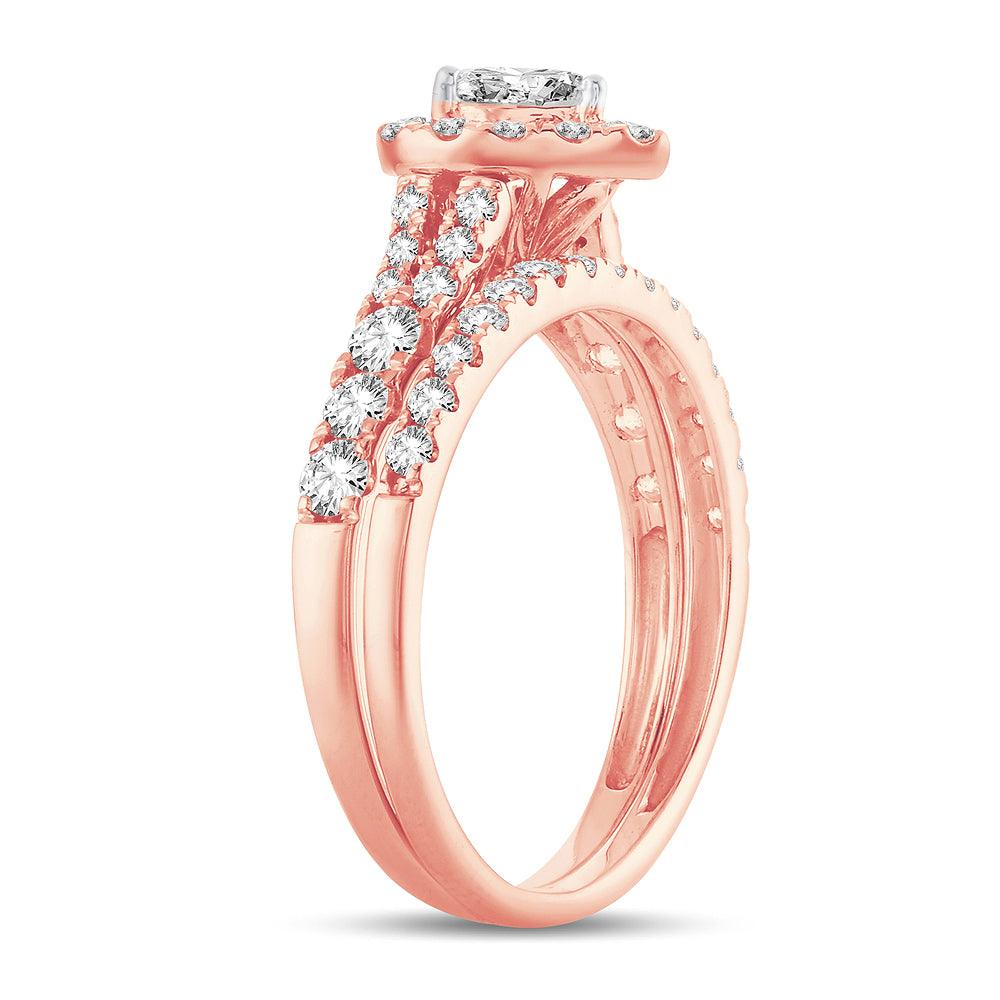 14K 1.00CT Diamond BRIDAL RING - Johnny Dang & Co