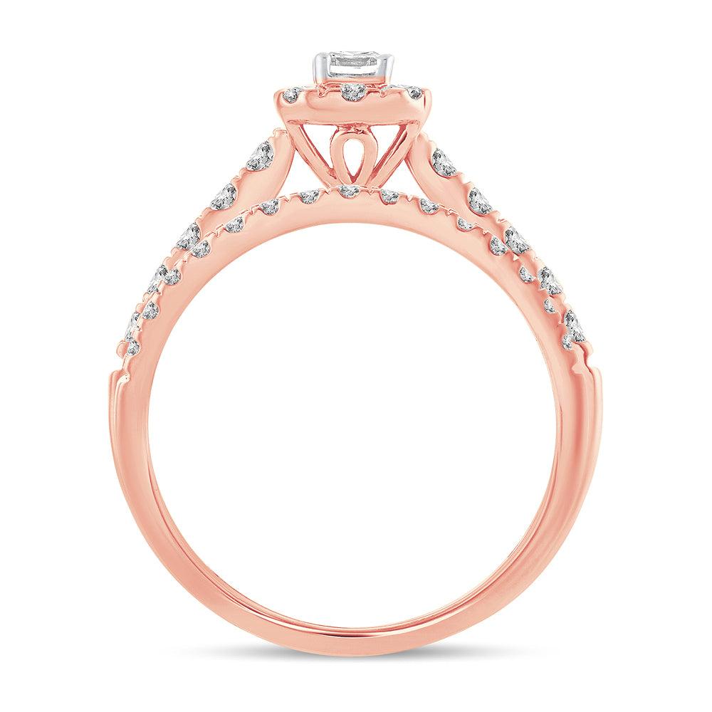 14K 1.00CT Diamond BRIDAL RING - Johnny Dang & Co