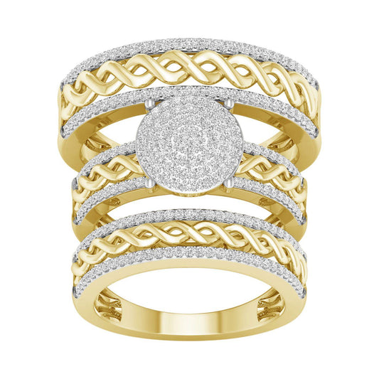 10K 0.60CT DIAM TRIO SET - Johnny Dang & Co