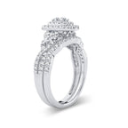 14K 1.00CT Diamond Bridal Ring - Johnny Dang & Co
