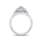 14K 1.00CT Diamond Bridal Ring - Johnny Dang & Co