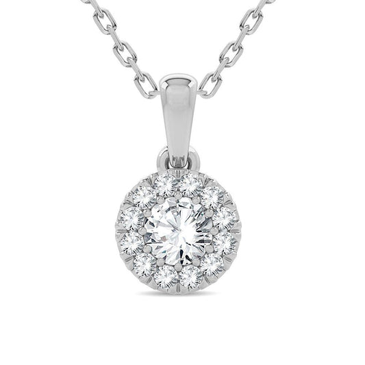 14K 0.33CT Diamond Pendant - Johnny Dang & Co