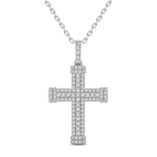 14K 1.00CT Diamond Pendant - Johnny Dang & Co