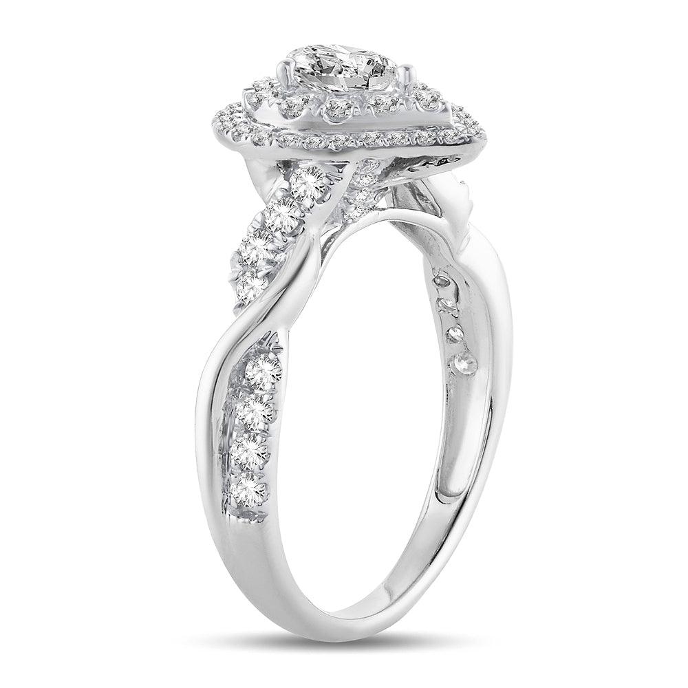 14K 1.00ct Engagement Ring - Johnny Dang & Co