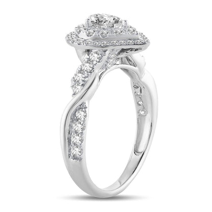 14K 1.00ct Engagement Ring - Johnny Dang & Co