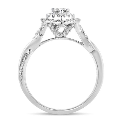 14K 1.00ct Engagement Ring - Johnny Dang & Co