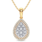14K 0.25CT Diamond Pendant - Johnny Dang & Co