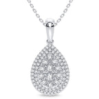 14K 0.25CT Diamond Pendant - Johnny Dang & Co