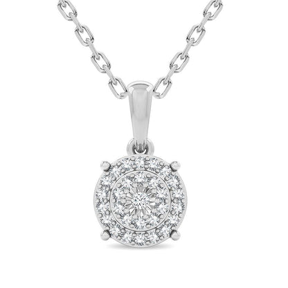 14K 0.20CT Diamond Pendant - Johnny Dang & Co
