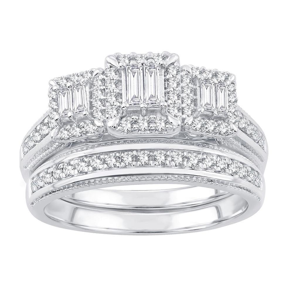 14K 0.62ct Diamond Bridal - Johnny Dang & Co