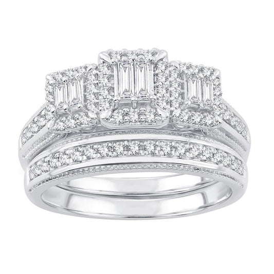 14K 0.62ct Diamond Bridal - Johnny Dang & Co