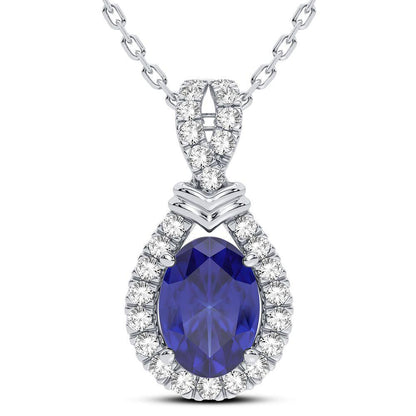 14K 0.14CT Diamond Pendant - Johnny Dang & Co