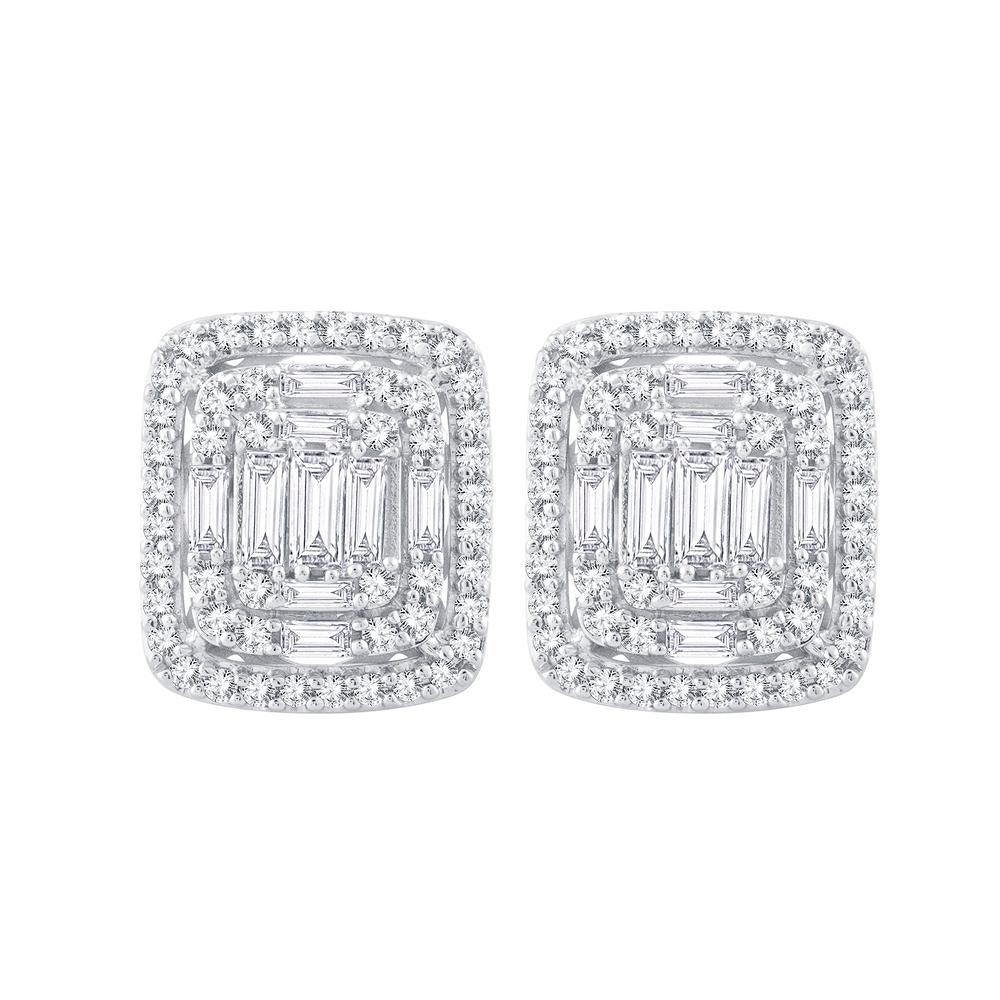 14K 0.75ct Diamond Earring - Johnny Dang & Co
