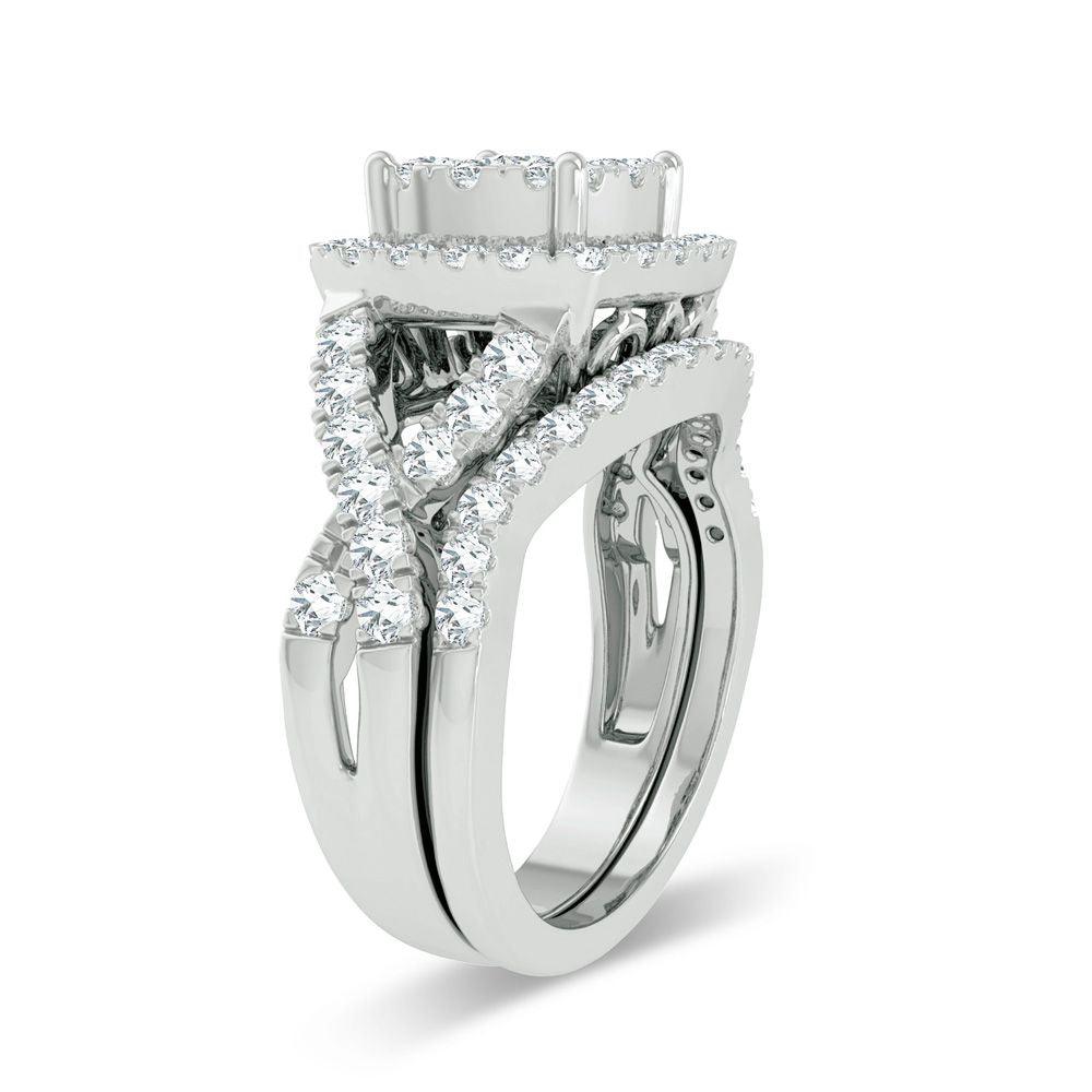 14K 1.50ct Diamond Bridal Ring - Johnny Dang & Co
