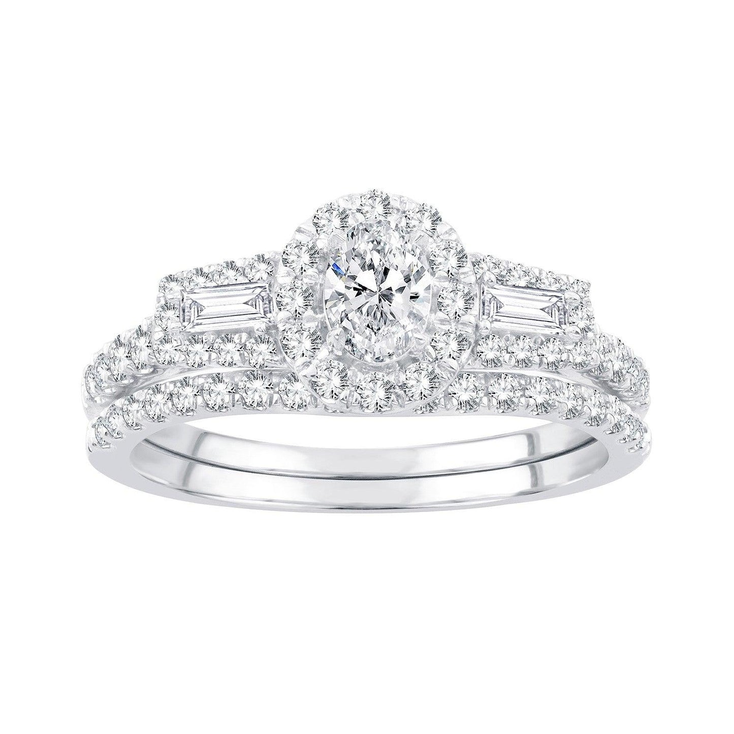 14K 1.00CT Diamond BRIDAL RING - Johnny Dang & Co