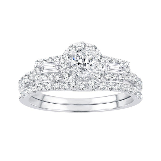 14K 1.00CT Diamond BRIDAL RING - Johnny Dang & Co