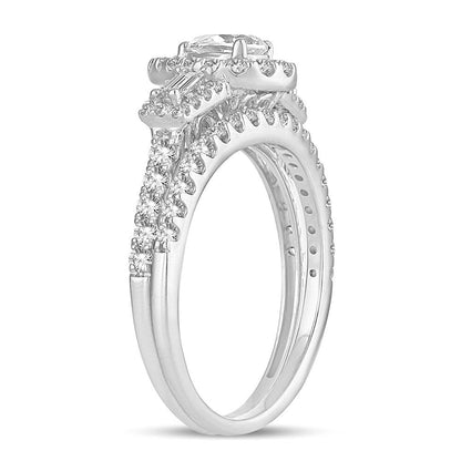 14K 1.00CT Diamond BRIDAL RING - Johnny Dang & Co