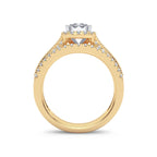14K 0.75ct Diamond Bridal Ring - Johnny Dang & Co