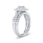 14K 1.00CT Diamond Bridal Ring - Johnny Dang & Co