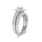 14K 0.68ct Diamond Bridal Ring - Johnny Dang & Co
