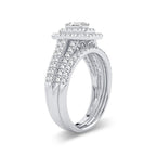 14K 1.00CT Diamond Bridal Ring - Johnny Dang & Co