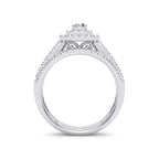 14K 1.00CT Diamond Bridal Ring - Johnny Dang & Co