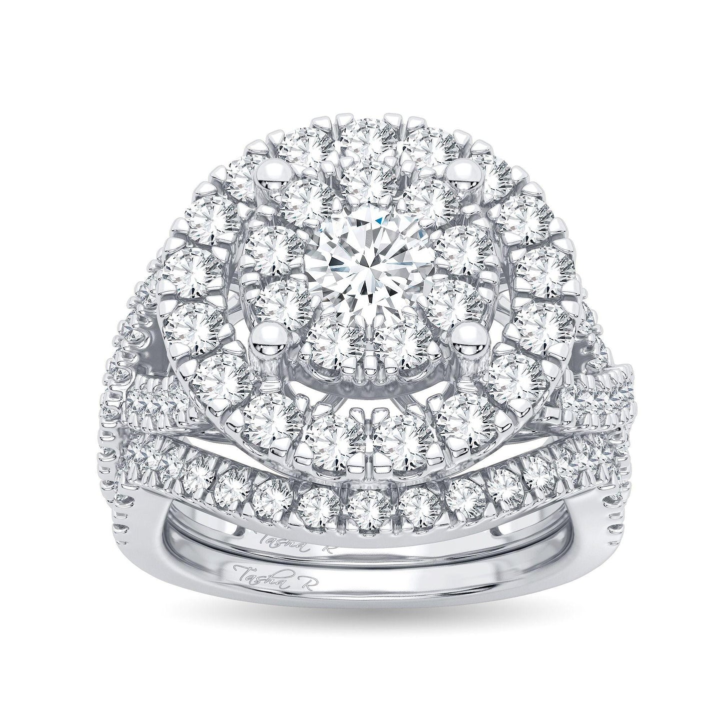 14K 2.00CT Diamond Bridal Ring - Johnny Dang & Co
