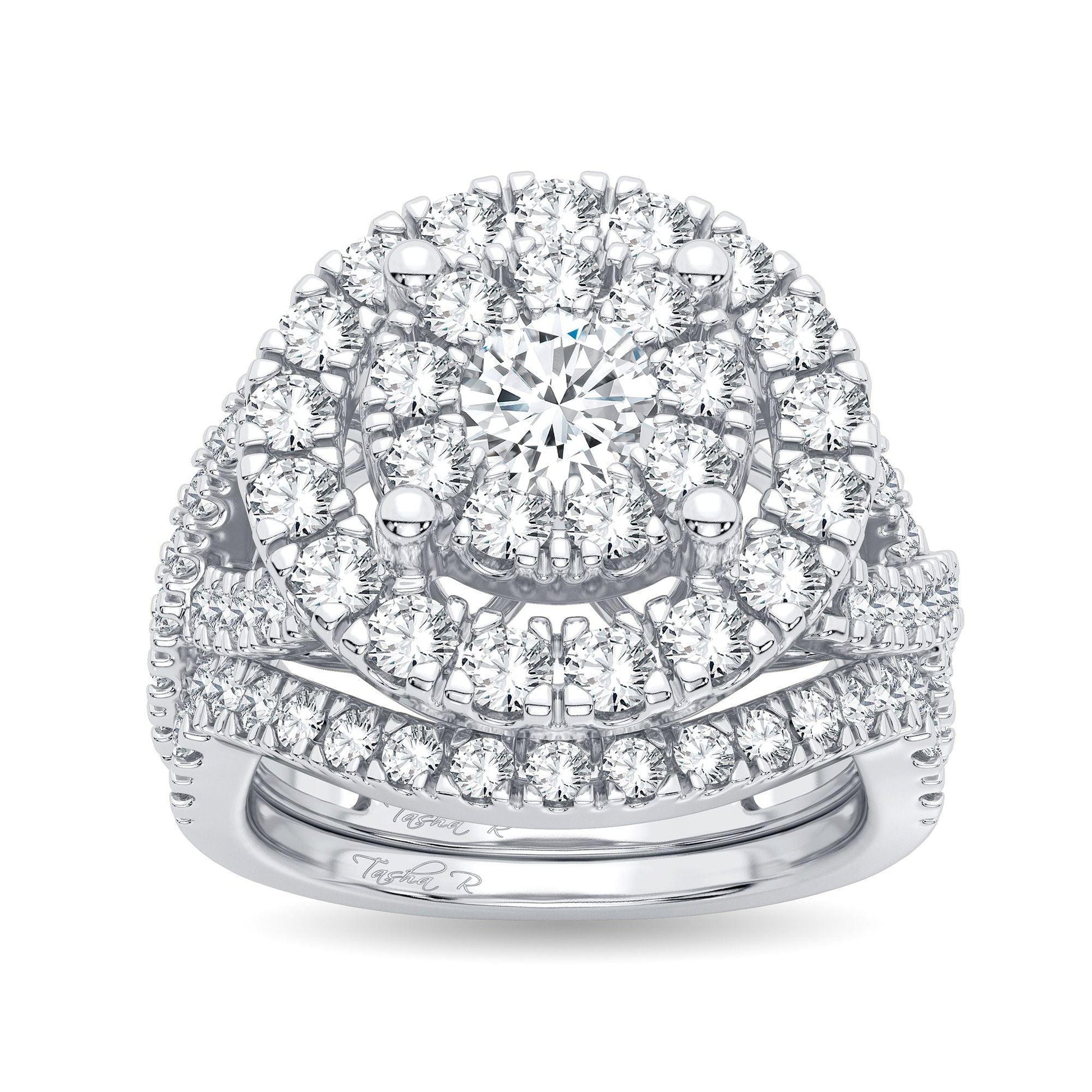 14K 2.00CT Diamond Bridal Ring - Johnny Dang & Co