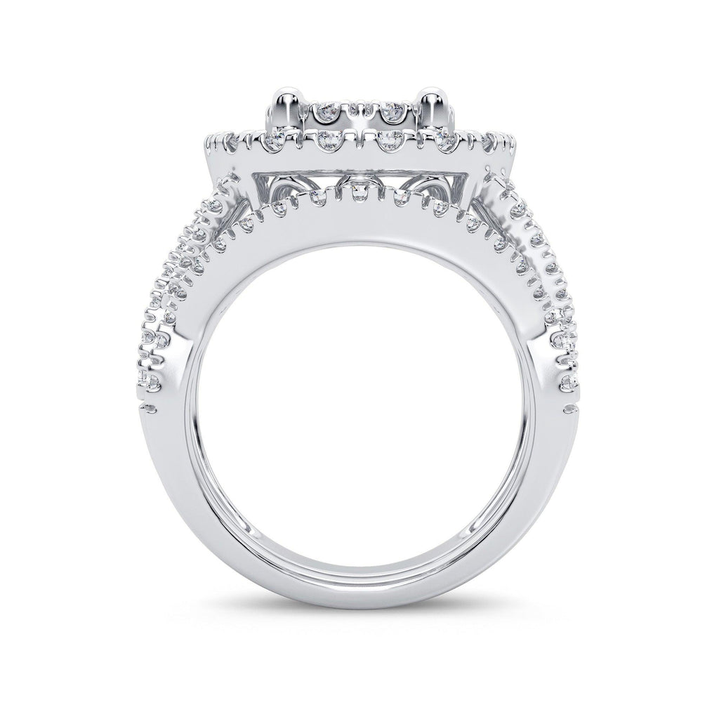 14K 2.00CT Diamond Bridal Ring - Johnny Dang & Co
