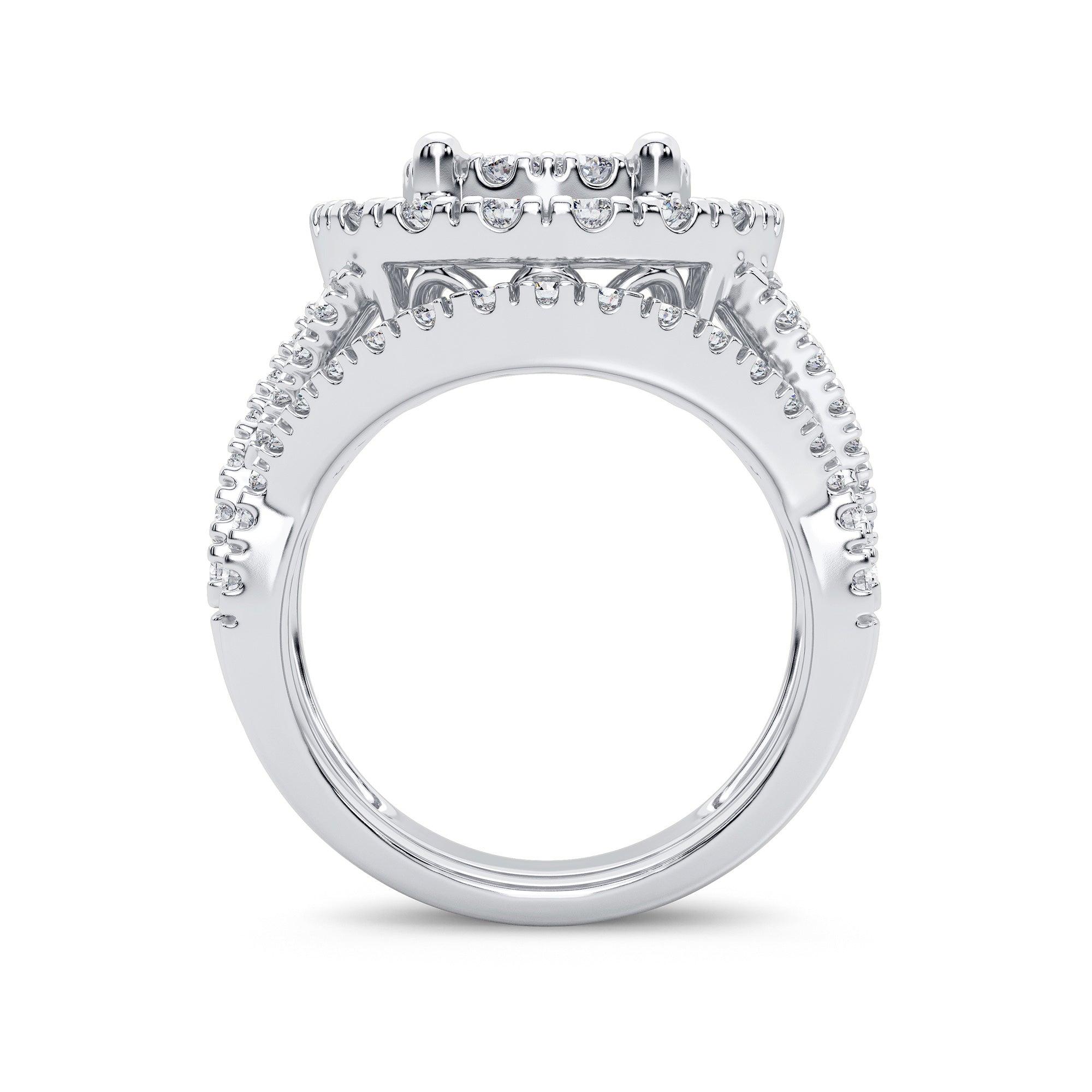 14K 2.00CT Diamond Bridal Ring - Johnny Dang & Co