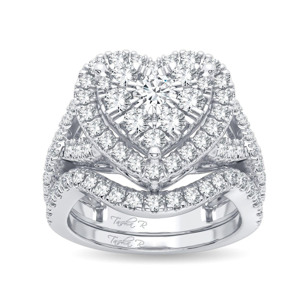 14K 2.00CT Diamond Bridal Ring - Johnny Dang & Co