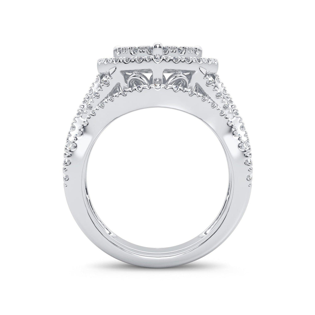 14K 2.00CT Diamond Bridal Ring - Johnny Dang & Co