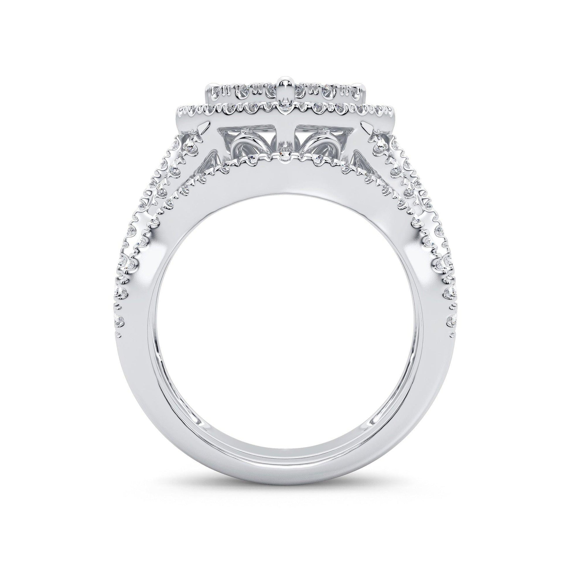14K 2.00CT Diamond Bridal Ring - Johnny Dang & Co
