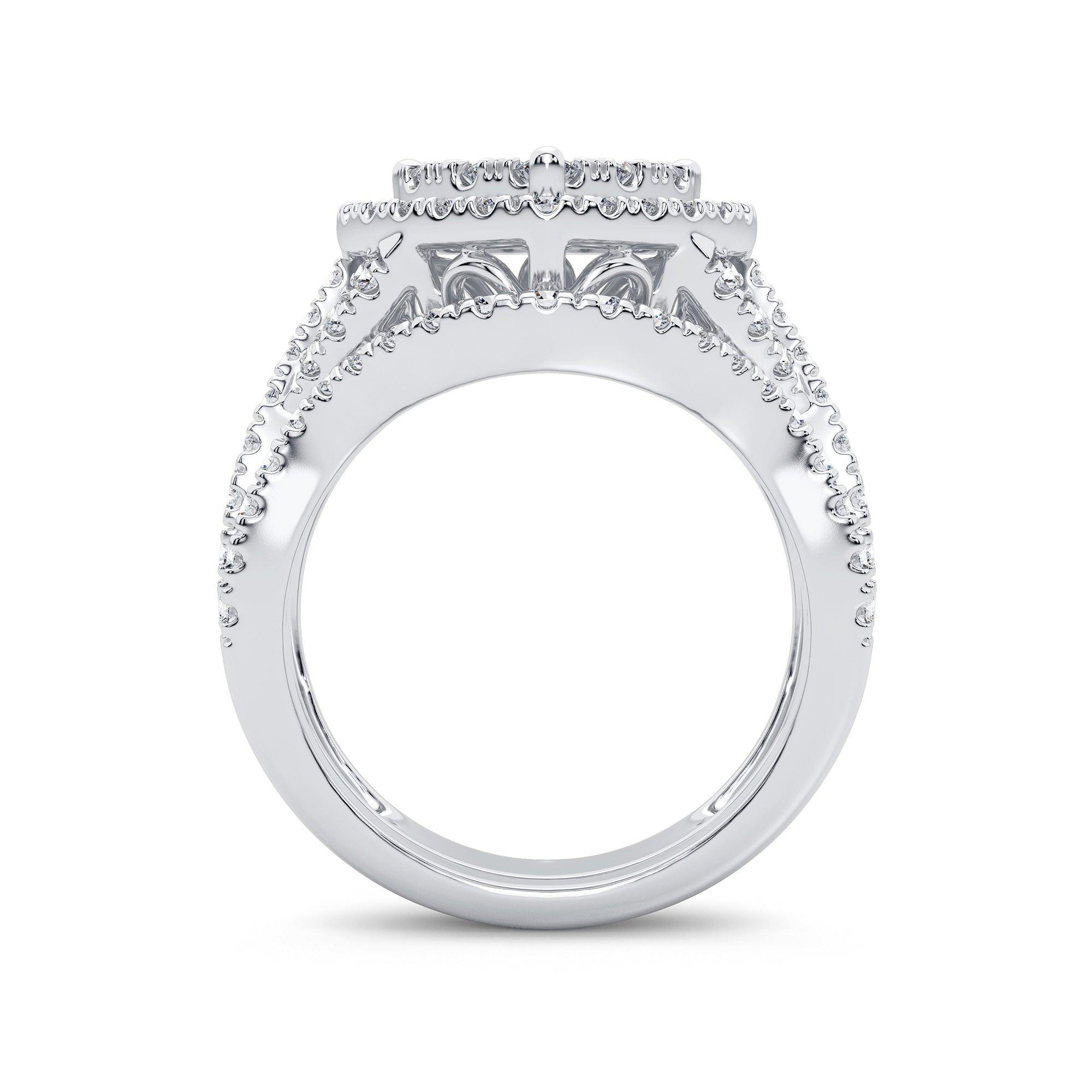 14K 2.00CT Diamond Bridal Ring - Johnny Dang & Co
