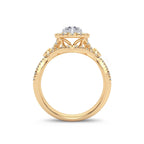 14K 1.00CT Diamond Bridal Ring - Johnny Dang & Co