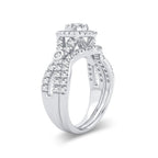 14K 1.00CT Diamond Bridal Ring - Johnny Dang & Co