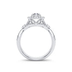 14K 1.00CT Diamond Bridal Ring - Johnny Dang & Co