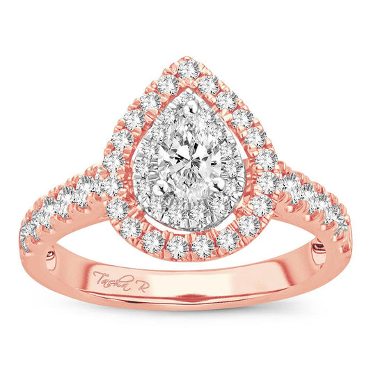 14K 1.00CT Engagement Ring - Johnny Dang & Co