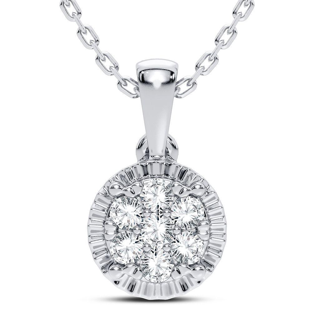 14K 0.14CT DIAMOND PENDANT - Johnny Dang & Co