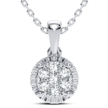 14K 0.14CT DIAMOND PENDANT - Johnny Dang & Co