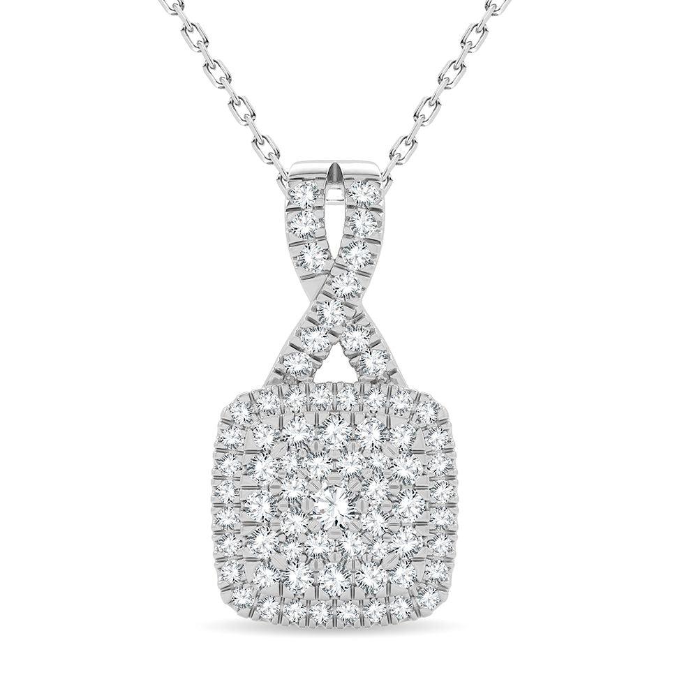 14K 0.50CT Diamond Pendant - Johnny Dang & Co