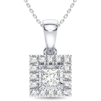 14K 0.25CT Diamond Pendant - Johnny Dang & Co