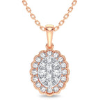 14K 0.33CT Diamond Pendant - Johnny Dang & Co