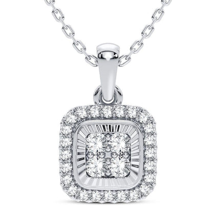 14K 0.25CT DIAMOND PENDANT - Johnny Dang & Co